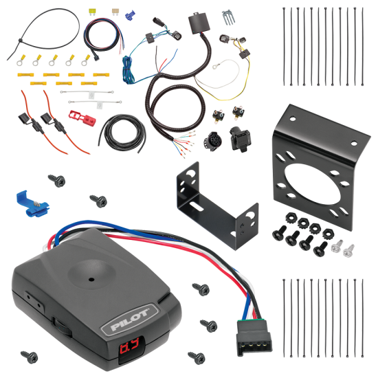 For 2012-2015 RAM C/V 7-Way RV Wiring + Pro Series Pilot Brake Control (For Tradesman Models) By Tekonsha