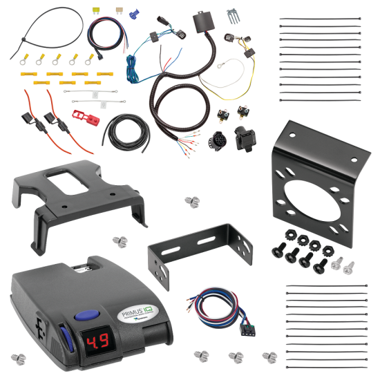 For 2012-2015 RAM C/V 7-Way RV Wiring + Tekonsha Primus IQ Brake Control (For Tradesman Models) By Tekonsha