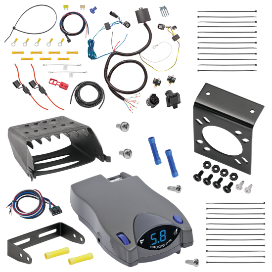 For 2012-2015 RAM C/V 7-Way RV Wiring + Tekonsha Prodigy P2 Brake Control (For Tradesman Models) By Tekonsha