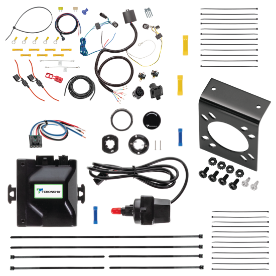 For 2012-2015 RAM C/V Tekonsha Prodigy iD Bluetooth Wireless Brake Control + 7-Way RV Wiring (For Tradesman Models) By Tekonsha