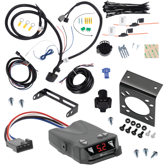 For 2015-2021 KIA Sedona 7-Way RV Wiring + Tekonsha Brakeman IV Brake Control By Tekonsha