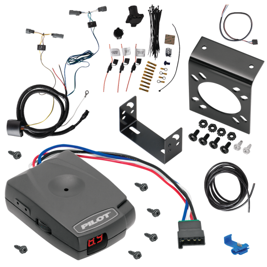 For 2022-2024 Ford Maverick 7-Way RV Wiring + Pro Series Pilot Brake Control By Tekonsha