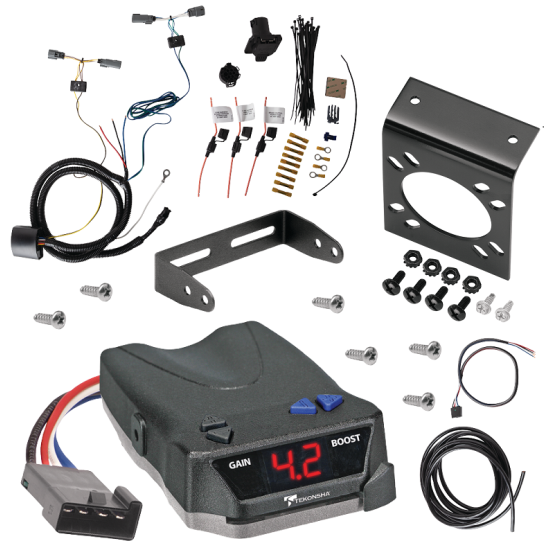 For 2022-2024 Ford Maverick 7-Way RV Wiring + Tekonsha BRAKE-EVN Brake Control By Tekonsha