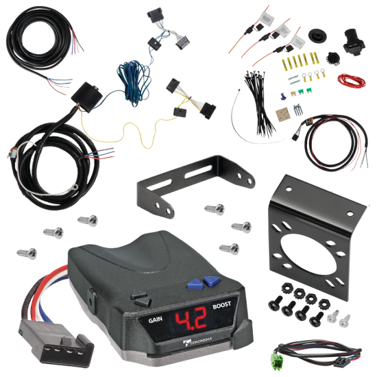 For 2019-2021 Freightliner Sprinter 2500 7-Way RV Wiring + Tekonsha BRAKE-EVN Brake Control + Plug & Play BC Adapter By Tekonsha