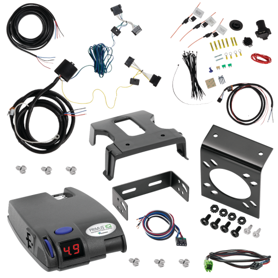 For 2019-2021 Mercedes-Benz Sprinter 2500 7-Way RV Wiring + Tekonsha Primus IQ Brake Control + Plug & Play BC Adapter By Tekonsha