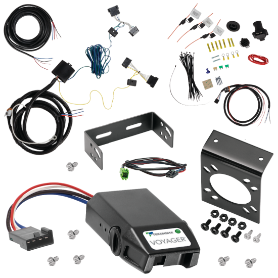 For 2019-2021 Mercedes-Benz Sprinter 2500 7-Way RV Wiring + Tekonsha Voyager Brake Control + Plug & Play BC Adapter By Tekonsha