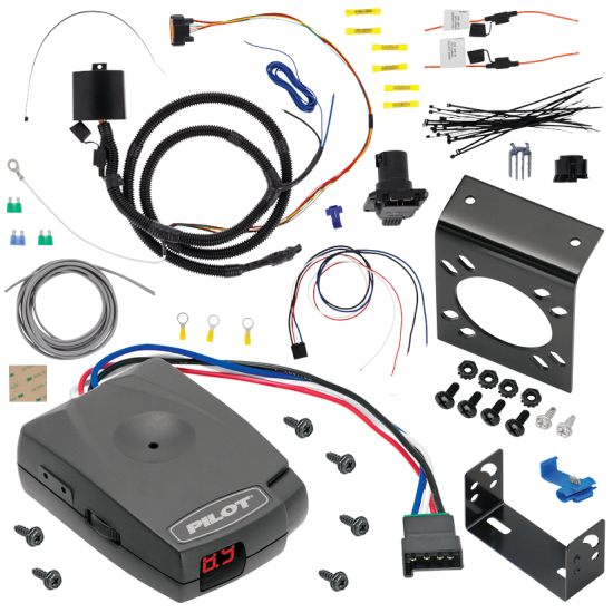 For 2019-2023 Hyundai Santa Fe 7-Way RV Wiring + Pro Series Pilot Brake Control By Tekonsha