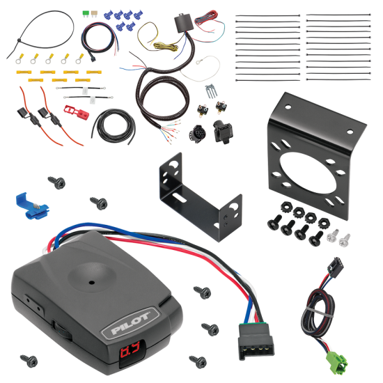 For 2012-2015 Mercedes-Benz ML350 7-Way RV Wiring + Pro Series Pilot Brake Control + Plug & Play BC Adapter By Tekonsha