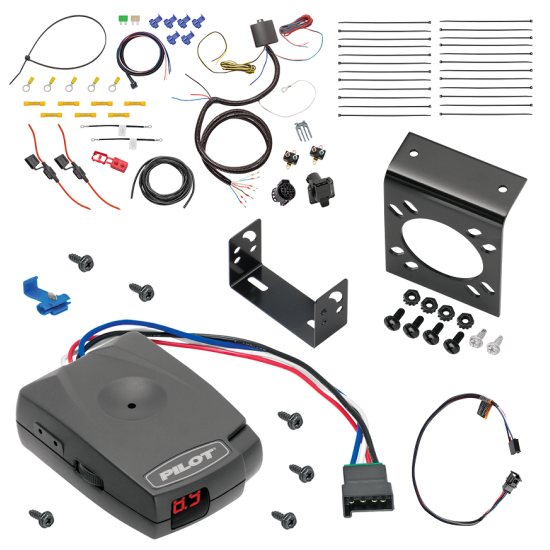 For 2020-2024 Porsche Cayenne 7-Way RV Wiring + Pro Series Pilot Brake Control + Plug & Play BC Adapter (For Coupe Models) By Tekonsha