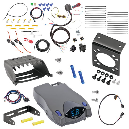 For 2011-2018 Porsche Cayenne 7-Way RV Wiring + Tekonsha Prodigy P2 Brake Control + Plug & Play BC Adapter By Tekonsha