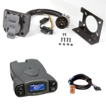 For 2003-2007 GMC Sierra 3500 7-Way RV Wiring + Tekonsha Prodigy P3 Brake Control + Plug & Play BC Adapter By Reese Towpower