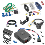 For 2005-2007 Ford F-550 Super Duty 7-Way RV Wiring + Pro Series Pilot Brake Control + Plug & Play BC Adapter By Reese Towpower