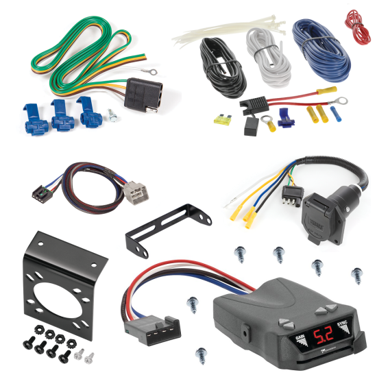 For 2011-2012 RAM 2500 7-Way RV Wiring + Tekonsha Brakeman IV Brake Control + Plug & Play BC Adapter By Reese Towpower