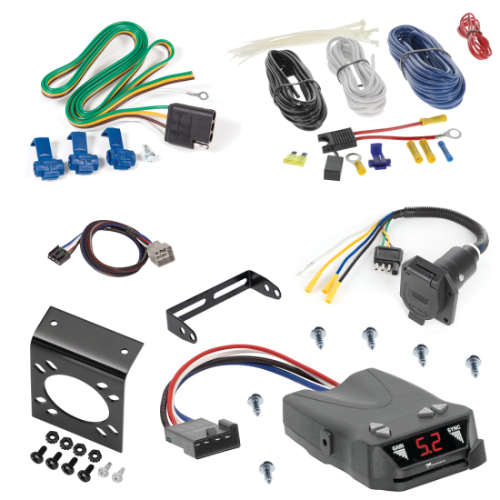 For 2019-2024 RAM 1500 7-Way RV Wiring + Tekonsha Brakeman IV Brake Control + Plug & Play BC Adapter (For (New Body Style) Models) By Reese Towpower