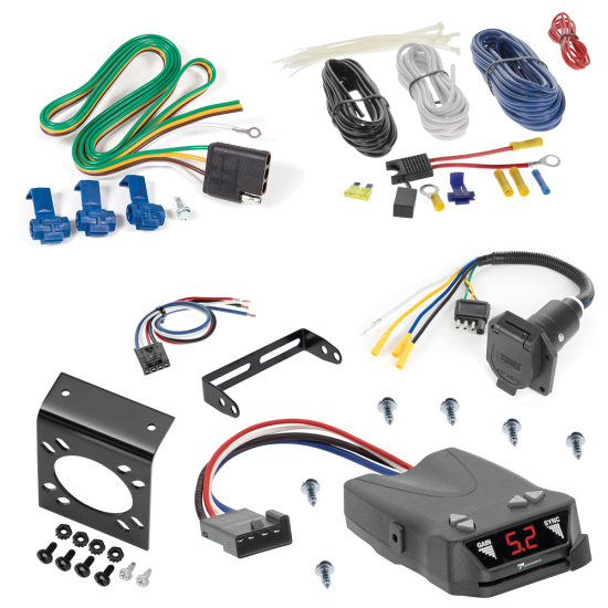 For 1979-1982 Mercury Marquis 7-Way RV Wiring + Tekonsha Brakeman IV Brake Control + Generic BC Wiring Adapter (For Sedan Models) By Reese Towpower