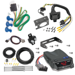 For 2019-2024 RAM 1500 7-Way RV Wiring + Tekonsha BRAKE-EVN Brake Control + Plug & Play BC Adapter (For (New Body Style) Models) By Reese Towpower
