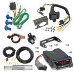 For 2008-2016 Ford F-550 Super Duty 7-Way RV Wiring + Tekonsha BRAKE-EVN Brake Control + Plug & Play BC Adapter By Reese Towpower