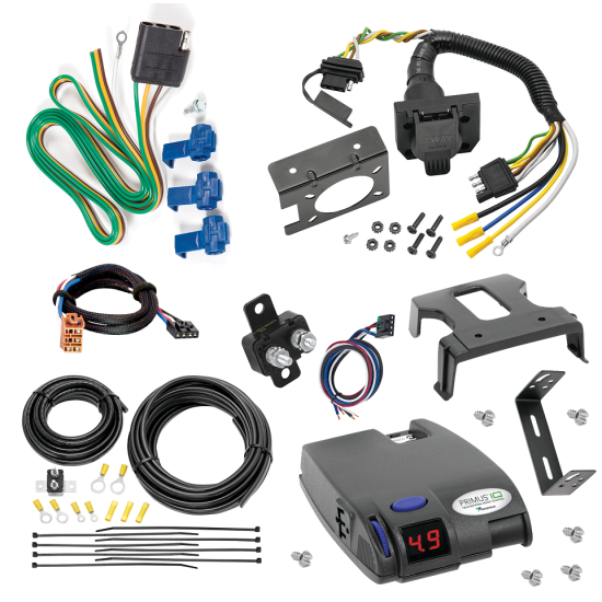 For 2006-2007 Hummer H3 7-Way RV Wiring + Tekonsha Primus IQ Brake Control + Plug & Play BC Adapter By Reese Towpower