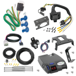 For 2005-2007 Ford F-450 Super Duty 7-Way RV Wiring + Tekonsha Primus IQ Brake Control + Plug & Play BC Adapter By Reese Towpower