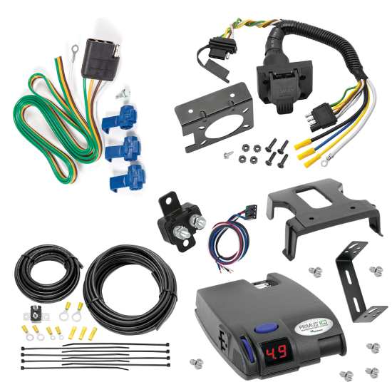 For 2003-2014 GMC Savana 3500 7-Way RV Wiring + Tekonsha Primus IQ Brake Control By Reese Towpower