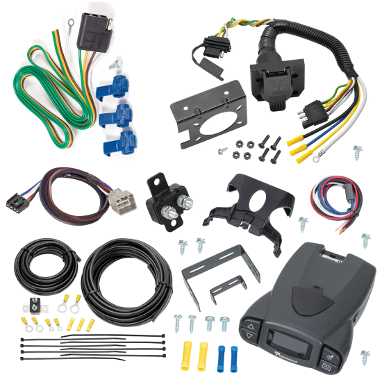 For 2011-2012 RAM 1500 7-Way RV Wiring + Tekonsha Prodigy P3 Brake Control + Plug & Play BC Adapter By Reese Towpower