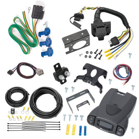 For 2015-2024 RAM 2500 7-Way RV Wiring + Tekonsha Prodigy P3 Brake Control + Plug & Play BC Adapter By Reese Towpower