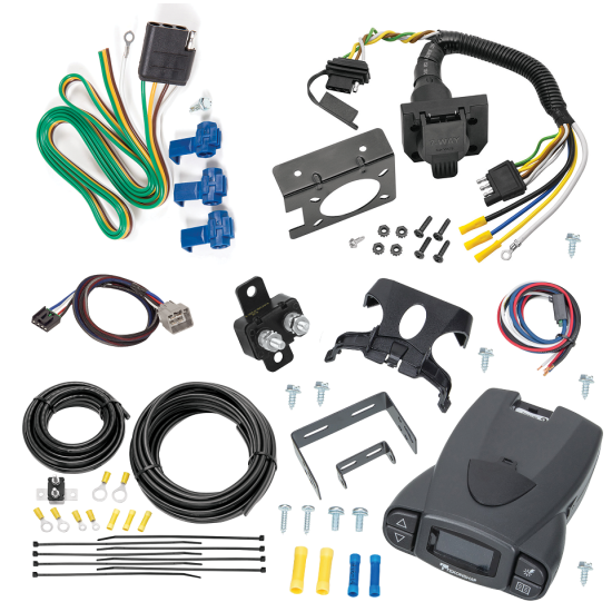 For 2015-2024 RAM 1500 7-Way RV Wiring + Tekonsha Prodigy P3 Brake Control + Plug & Play BC Adapter By Reese Towpower