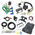 For 2017-2024 Ford F-550 Super Duty 7-Way RV Wiring + Tekonsha Prodigy P3 Brake Control + Plug & Play BC Adapter By Reese Towpower