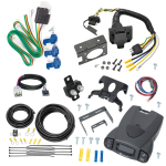 For 2005-2007 Ford F-550 Super Duty 7-Way RV Wiring + Tekonsha Prodigy P3 Brake Control + Plug & Play BC Adapter By Reese Towpower