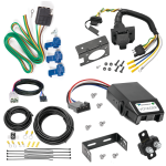 For 2005-2007 Ford F-550 Super Duty 7-Way RV Wiring + Tekonsha Voyager Brake Control + Plug & Play BC Adapter By Reese Towpower