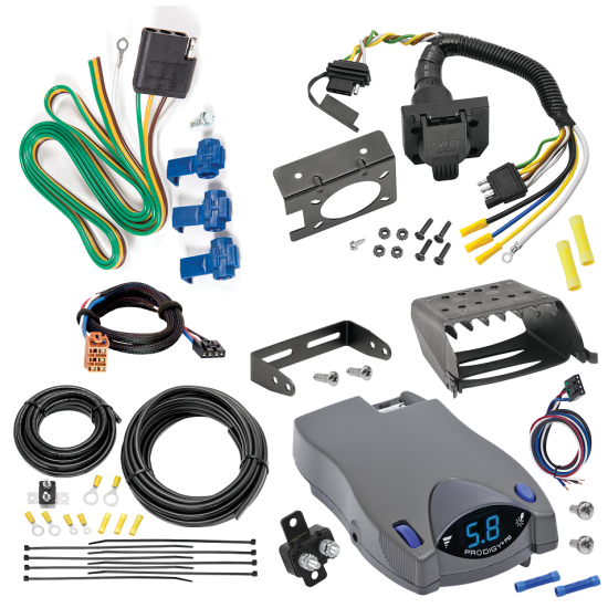 For 2006-2007 Hummer H3 7-Way RV Wiring + Tekonsha Prodigy P2 Brake Control + Plug & Play BC Adapter By Reese Towpower