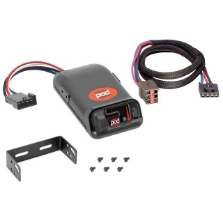 Trailer Brake Control for 92-08 Ford E-150 E-250 E-350 w/ Plug Play Wiring Adapter Eletric Trailer Brakes Module Box Controller Pro Series POD