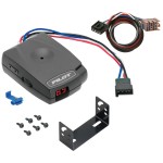 Trailer Brake Control for 03-07 GMC Sierra 1500 2500 HD w/ Plug Play Wiring Adapter Eletric Trailer Brakes Module Box Controller Pro Series Pilot