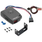 Trailer Brake Control for 09-20 Ford E-150 E-250 E-350 E-450 w/ Plug Play Wiring Adapter Eletric Trailer Brakes Module Box Controller Pro Series Pilot