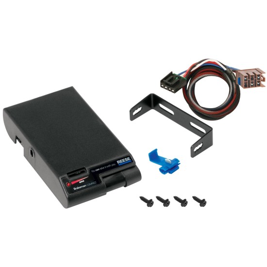 Trailer Brake Control for 03-06 GMC Yukon XL 1500 2500 1500 Denali w/ Plug Play Wiring Adapter Eletric Trailer Brakes Module Box Controller Brakeman Compact Reese