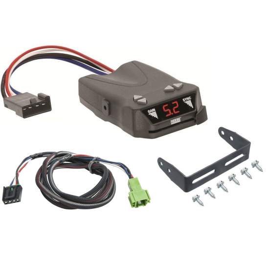 Trailer Brake Control for 19-22 Freightliner Mercedes-Benz Sprinter 1500 w/ Plug Play Wiring Adapter Reese Brakeman IV Eletric Trailer Brakes Module Box Controller