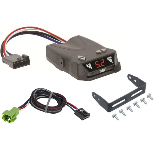 Trailer Brake Control for 16-23 Mercedes GLE350 GLE63 AMG w/ Plug Play Wiring Adapter Reese Brakeman IV Eletric Trailer Brakes Module Box Controller