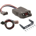 Trailer Brake Control for 03-07 GMC Sierra 1500 2500 3500 w/ Plug Play Wiring Adapter Reese Brakeman IV Eletric Trailer Brakes Module Box Controller