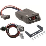 Trailer Brake Control for 13-14 RAM 1500 2500 3500 w/ Plug Play Wiring Adapter Reese Brakeman IV Eletric Trailer Brakes Module Box Controller