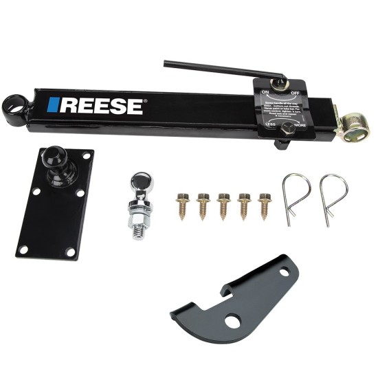 Reese Friction Sway Control Kit w/ Ball Plate Hardware Ball and Sway Control Bracket for 2" Ball Mounts Class 3 and 4