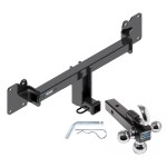 Reese Trailer Tow Hitch Receiver For 17-24 Jaguar F-Pace w/Tri-Ball Triple Ball 1-7/8" 2" 2-5/16"