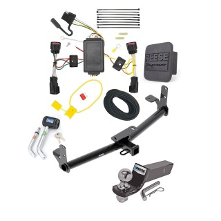 Reese Trailer Tow Hitch For 10-17 Chevy Equinox GMC Terrain Deluxe Package Wiring 2" Ball and Lock