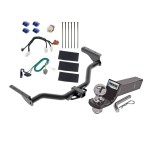 Tow Package For 14-21 Infiniti QX60 13-20 Nissan Pathfinder Trailer Hitch w/ Wiring 2" Drop Mount 2" Ball 2" Receiver Reese