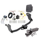 Reese Trailer Tow Hitch For 11-19 Mitsubishi Outlander Sport 11-24 RVR Deluxe Package Wiring 2" Ball and Lock