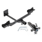 Reese Trailer Tow Hitch Receiver For 16-18 Mercedes-Benz GLE350 12-15 ML350 w/o Active Curve System w/Tri-Ball Triple Ball 1-7/8" 2" 2-5/16"