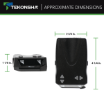 For 2015-2023 Ford Transit-250 Tekonsha Brakeman IV Brake Control + Generic BC Wiring Adapter By Tekonsha