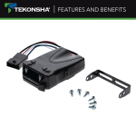 For 2011-2011 RAM Dakota Tekonsha Brakeman IV Brake Control + Plug & Play BC Adapter By Tekonsha