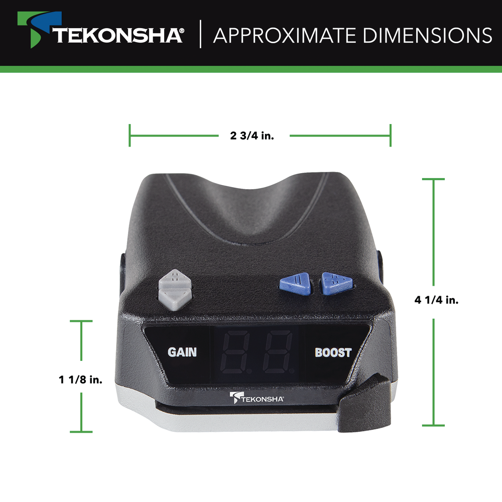 For 2006-2017 Winnebago Sightseer Motorhome Tekonsha BRAKE-EVN Brake Control + Plug & Play BC Adapter (For w/ factory Tow Package Models) By Tekonsha