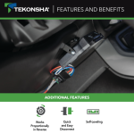 For 2011-2011 RAM Dakota Tekonsha BRAKE-EVN Brake Control + Plug & Play BC Adapter By Tekonsha