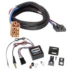 Reese Compact IQ Hidden Trailer Brake Control for 99-02 Chevy Silverado 1500 2500 3500 w/ Plug Play Wiring Adapter Proportional Trailer Brakes Module Box Controller 1-3 Axle